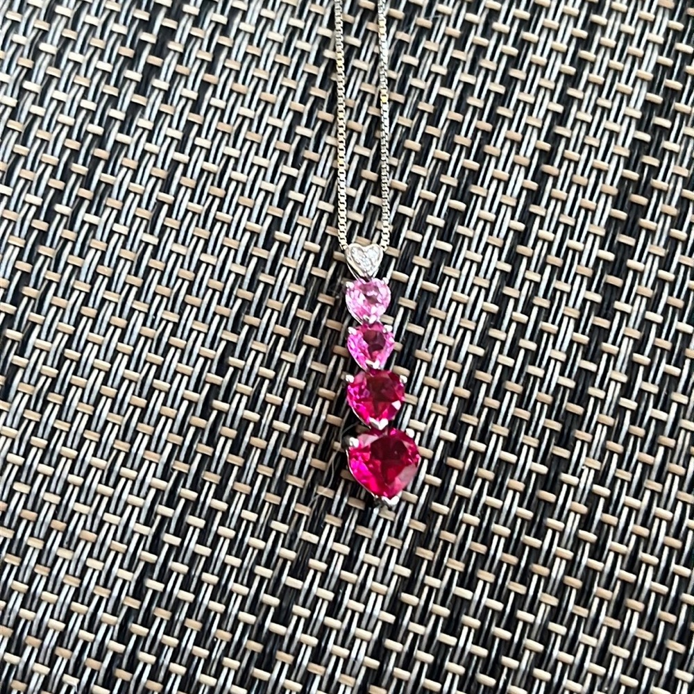 Sterling Silver Box Chain with Heart Pendant